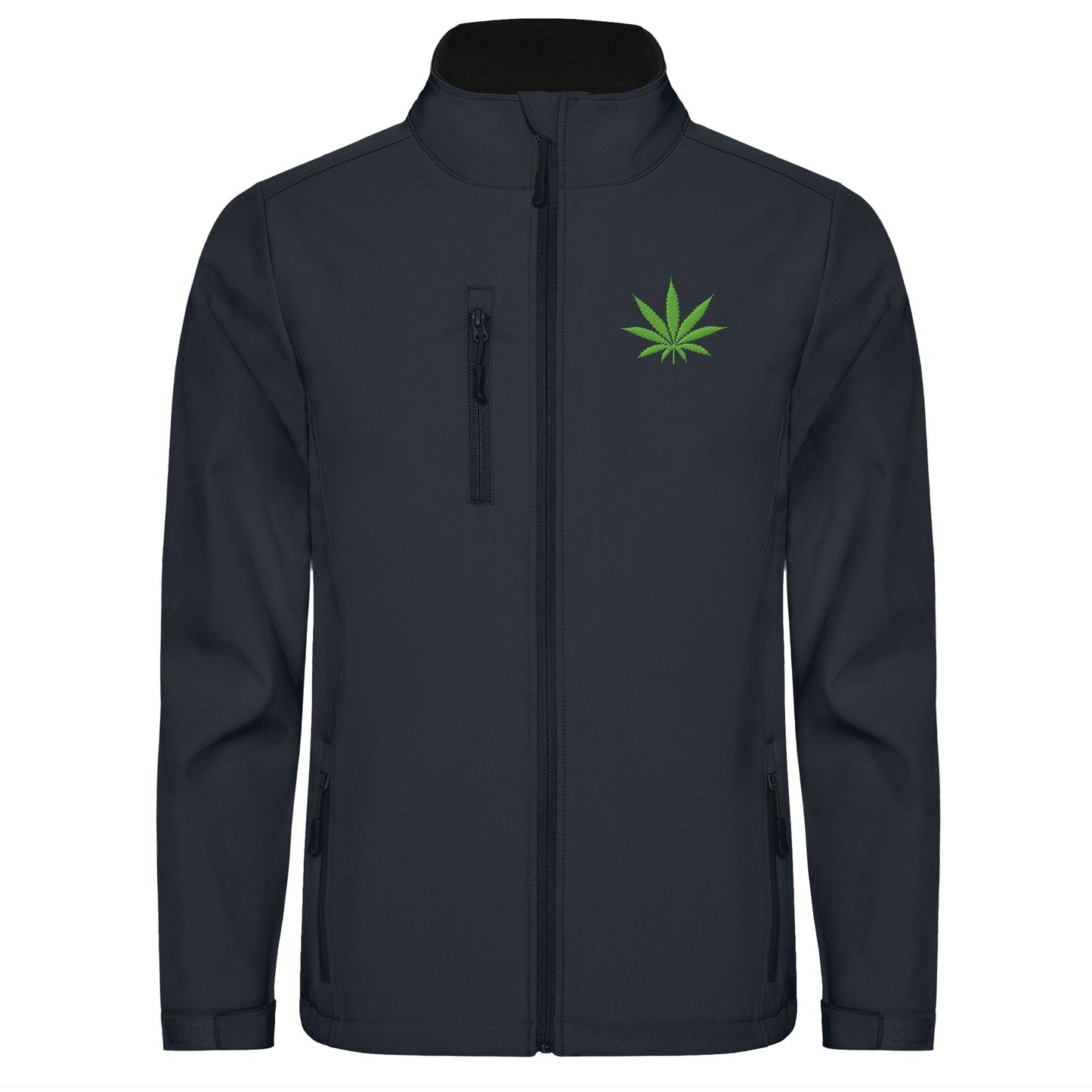 Canna Fashion - Cannabis Leaf green - Softshell Jacket