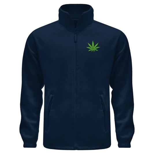 Canna Fashion - Cannabis Leaf green - Fleece Jacket