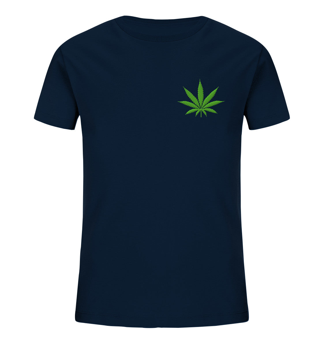 Canna Fashion - Cannabis Leaf green - Kids Organic Shirt (Stick)