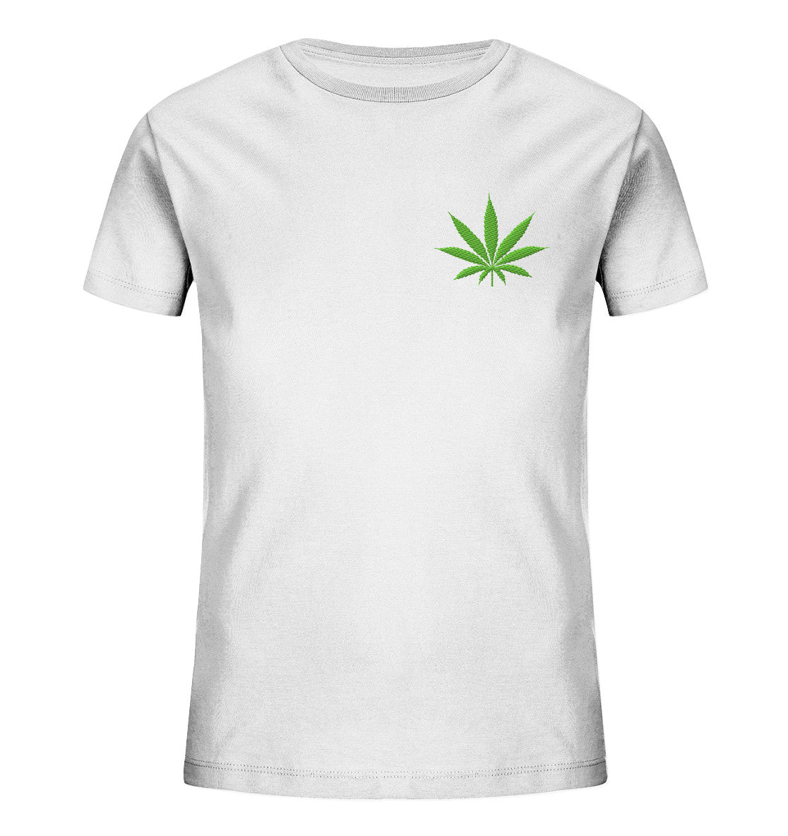 Canna Fashion - Cannabis Leaf green - Kids Organic Shirt (Stick)