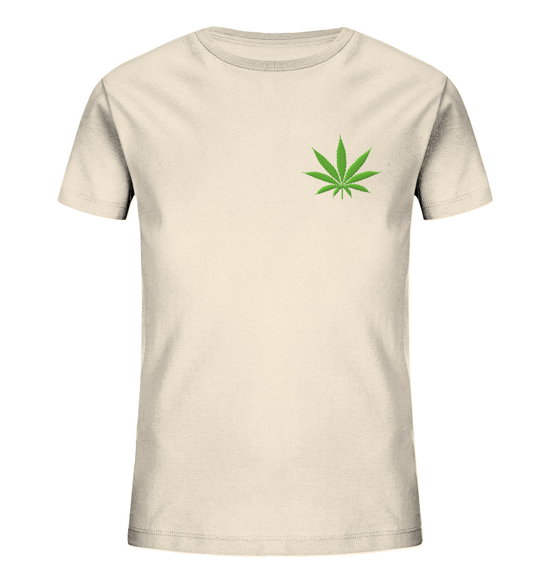 Canna Fashion - Cannabis Leaf green - Kids Organic Shirt (Stick)