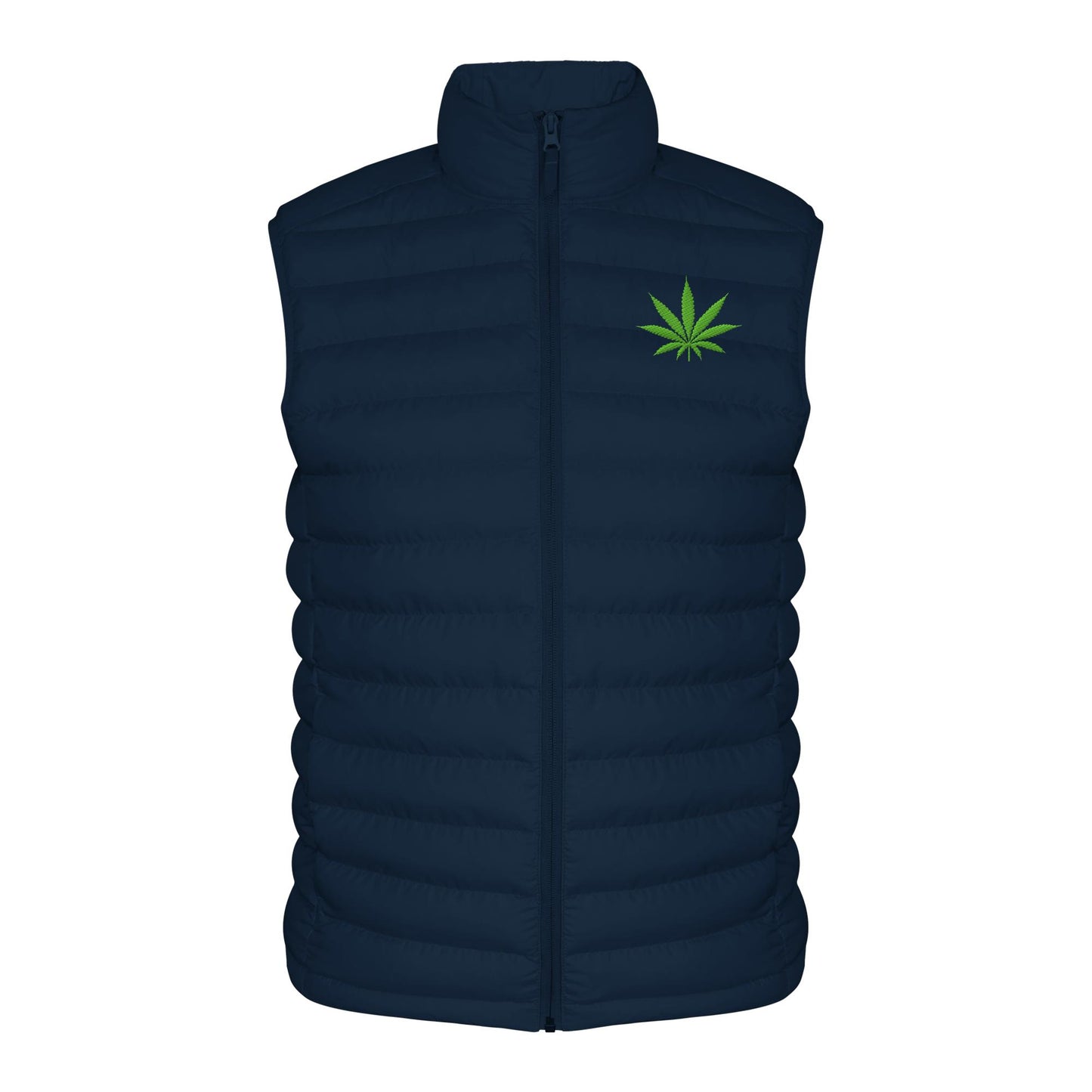 Canna Fashion - Cannabis Leaf green - Organic Bodywarmer