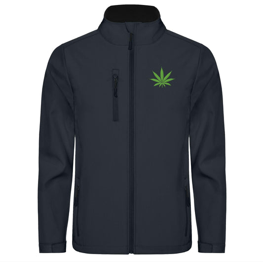 Canna Fashion - Cannabis Leaf green - Softshell Jacket